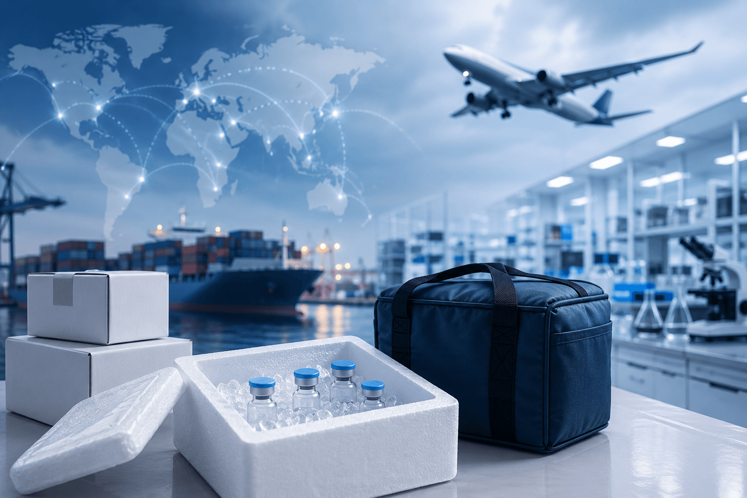 Worldwide research shipment logistics
